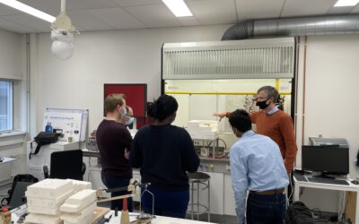 Team Rijks Universiteit Groningen visiting our lab
